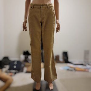 Ralph Lauren Corduroy Mid-Rise Straight Pant Size 12